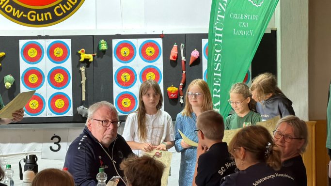 Siegerehrung schülung II weiblich